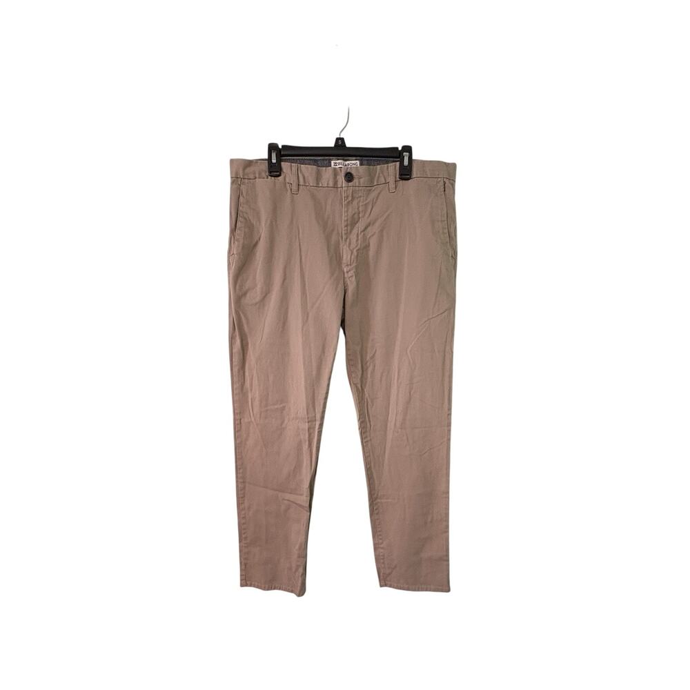 Billabong Pants Women’s 38 Brown Khaki Carter Chino Straight Leg 38x31